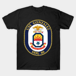 USS Gonzalez (DDG 66) wo Txt T-Shirt
